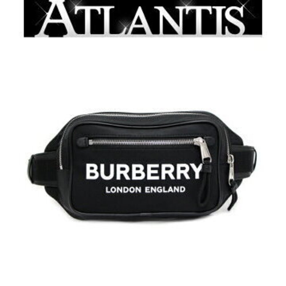 Burberry logo Body Bum Crossbody Belt bag waist Clutch black